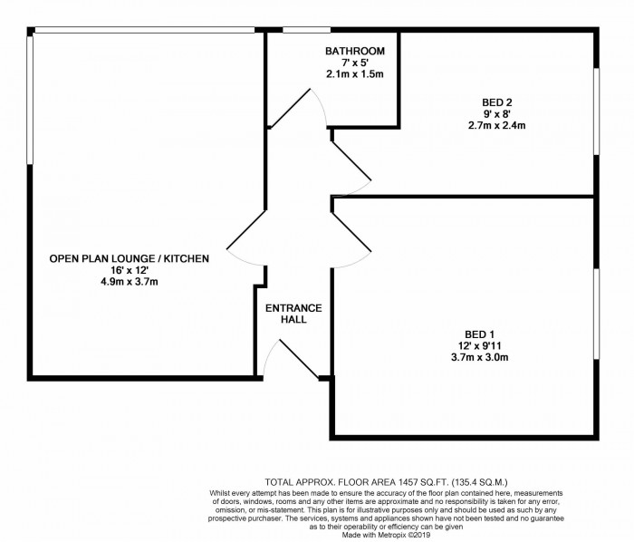 Floorplan for Malt House Place, Romford
