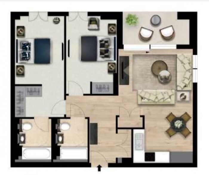 Floorplan for Garrett Mansions, Paddington